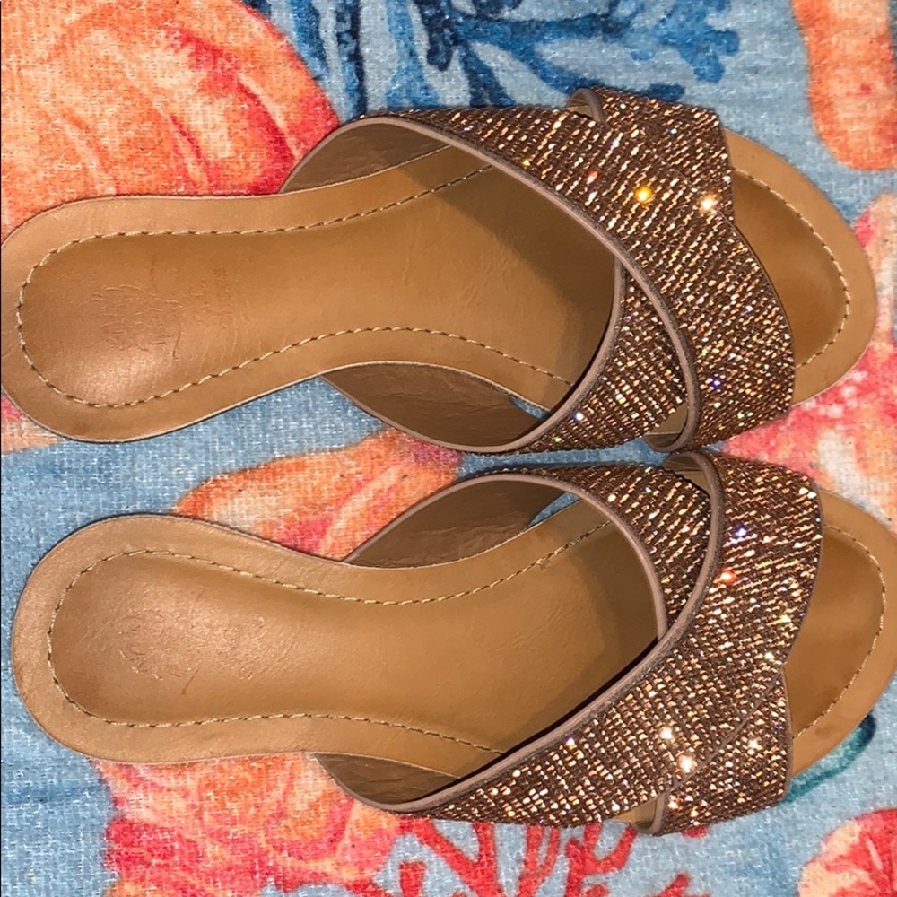 Glitter slides